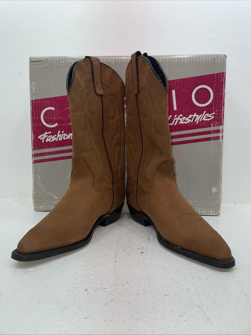 New Women’s Brown Capezio Cowboy Boots. L 551 8.5 8 1/2 M. 15-19
