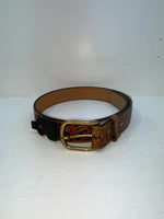 New Brown Genuine Leather Circle Y Tooled 30” Belt #9290 Z-94