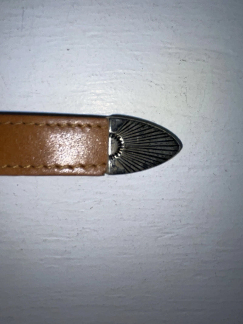 New Brown Genuine Leather Wrangler Animal Pendent 38” Belt #570111 NN-21