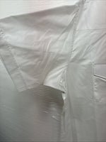 New Men’s White Horse Simple White Western Short Sleeve Pearl Snap XL T-12