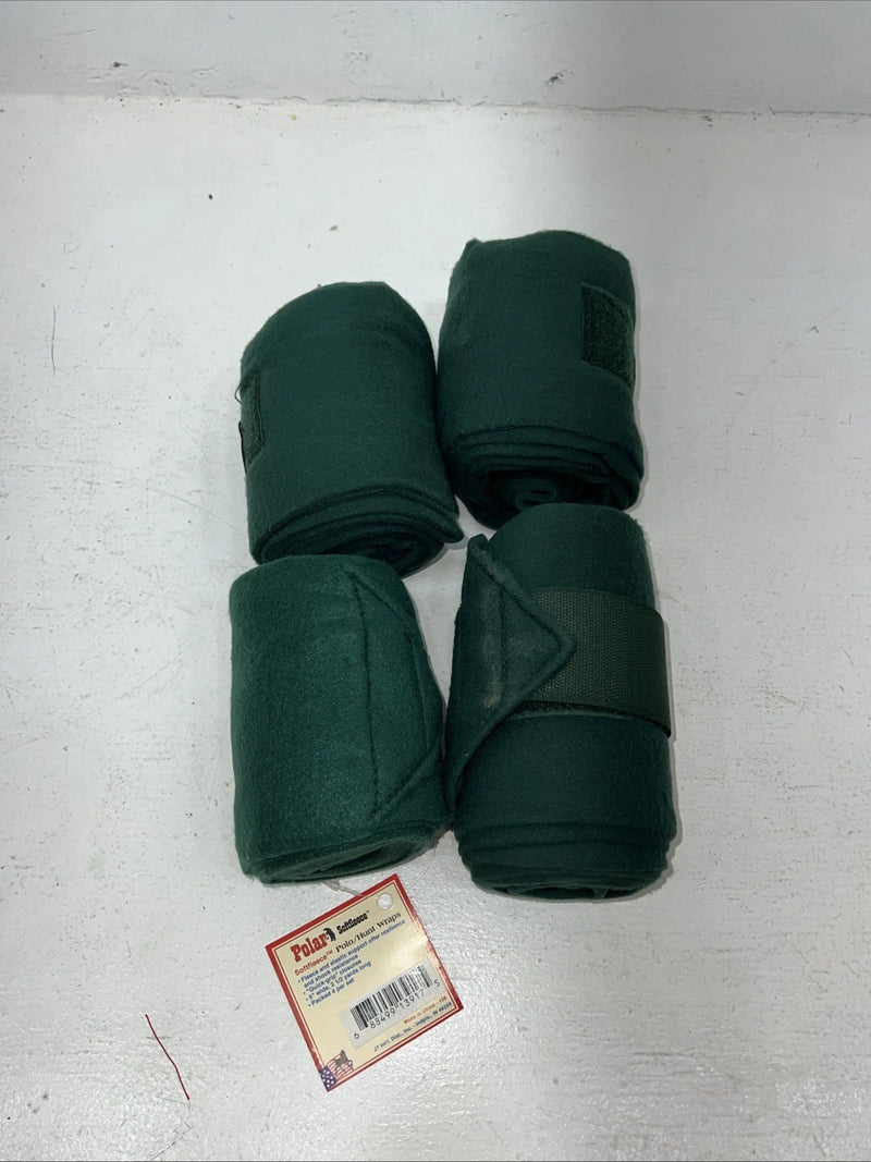 New Tough 1 Fleece Green Polo Wraps HH-5