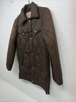 New Women’s Brown Western Fashion Puffer Jacket 14 RR-17