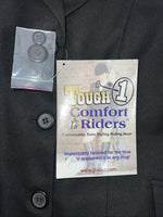 New Women’s Black Comfort Riders Riding Coat 14 II-609