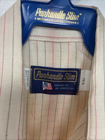 New Women’s Panhandle Slim Yellow Long Sleeve Pearl Snap Size 30 KK-101