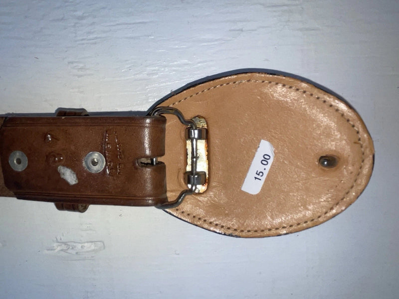 New Brown Genuine Leather Weaved 48” Belt NN-145