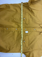 New Youths Tem Tex Yellow Long Sleeve Pearl Snap Size 18 DD-79