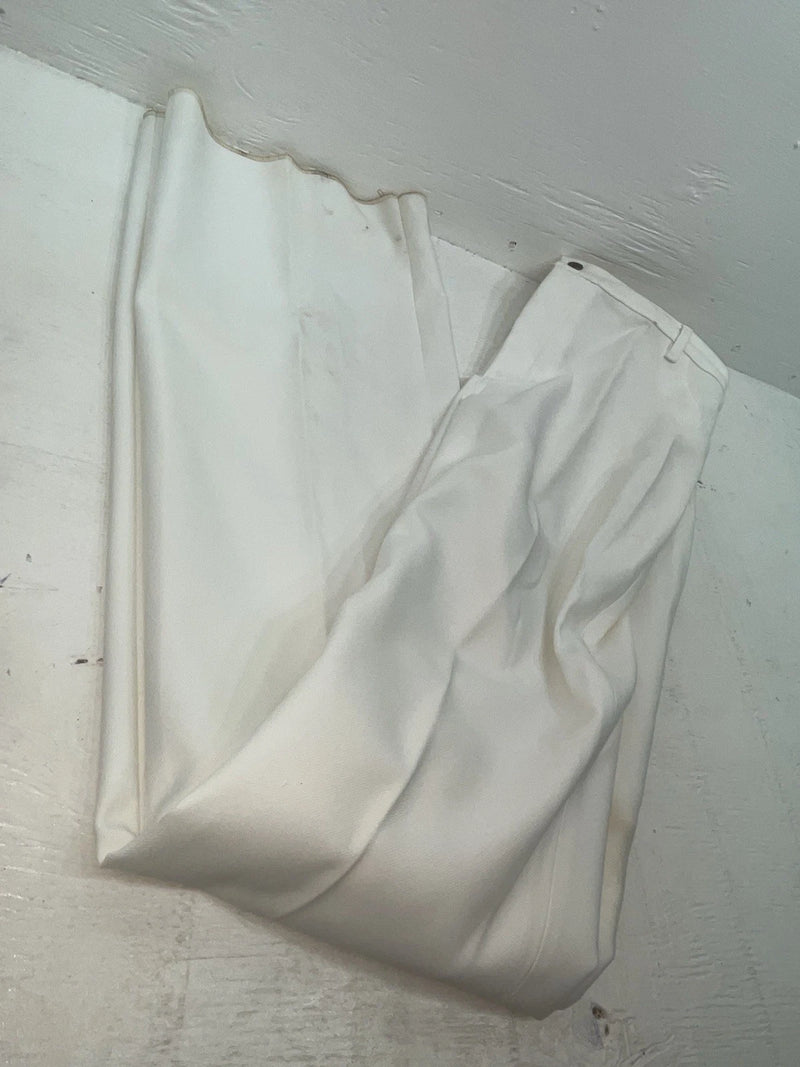 New Vintage White Dickson Jenkins Polyester Pants VV-64