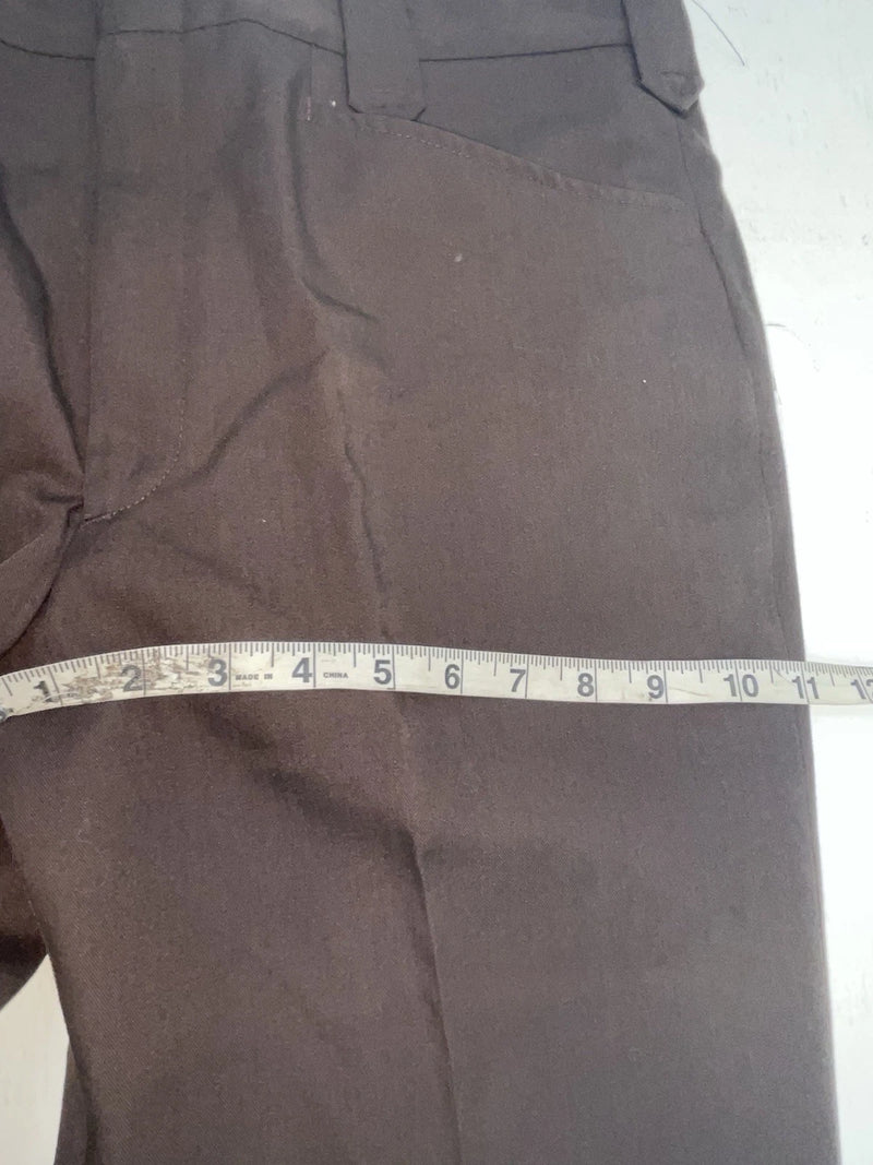 New Vintage Brown Circle S Polyester Pants #CP6729 SS-28