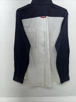 New Men’s Red Yellow White Blue “MO” Bette Button Up Long Sleeve Shirt L P-32