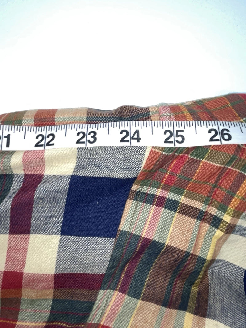 New Men’s Colored Plaid Panhandle Slim Long Sleeve Button Up Shirt L 3B-119