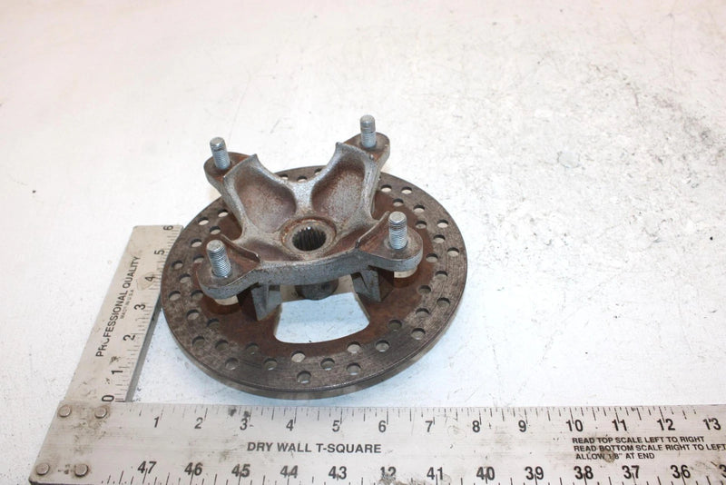 2003 Kawasaki Prairie 650 Oem Front Wheel Hub And Rotor 49030-0046 AK26