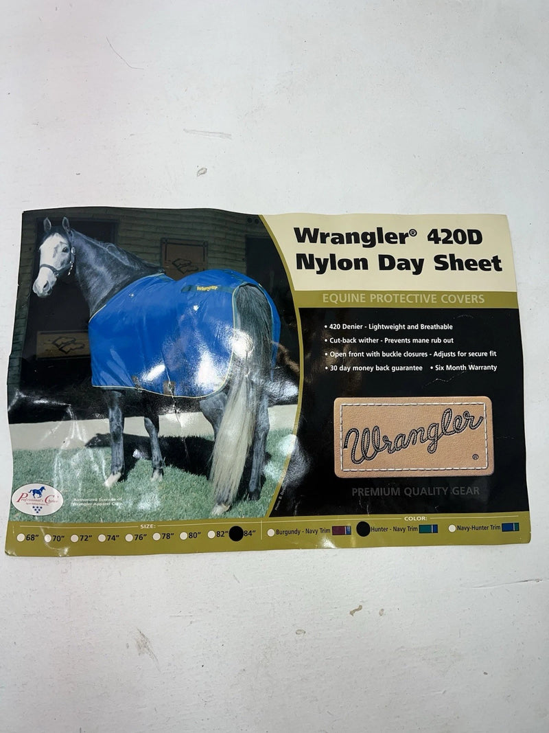 New Professionals Choice Wrangler Green 420D Day Sheet 84” FF-603