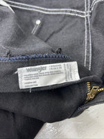 New Men’s Black Cowboy Cut Wrangler Classic Fit Denim Jeans. 19/20x34 F-32