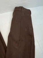 New Vintage Brown Dickson Jenkins Polyester Pants #5510 ZZ-87