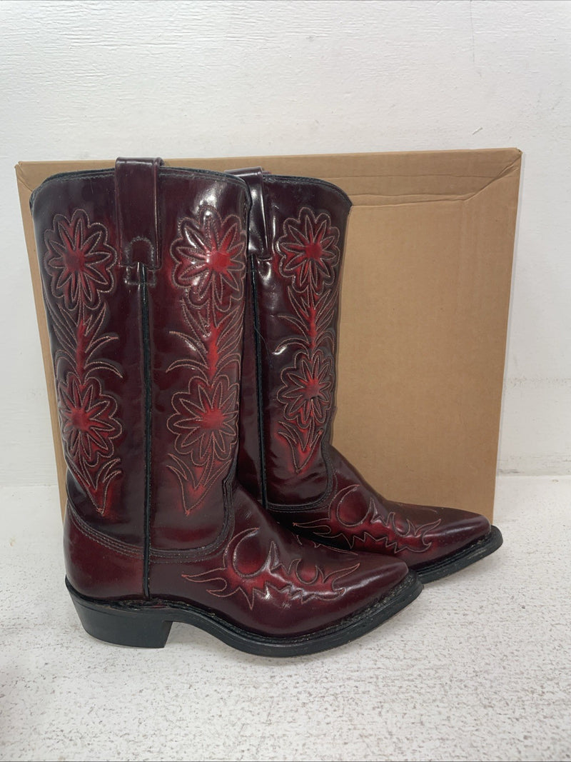 New Women’s Red Texas Brand Cowboy Boots. 43 4 M. 2-62