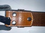 New Brown Genuine Leather Nocona Tooled And Pendent 44” Belt #N2411608 NN-129