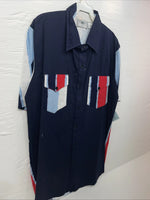 New Men’s Cowboy Threads Multiple Color Short Sleeve Button Up Medium B-95