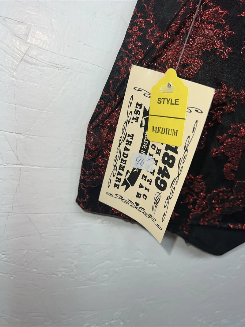 New Women’s 1849 Authentic Ranchwear Red Western Show Vest Medium WW-77