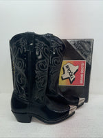 New Men’s Black Texas Brand Cowboy Boots. 6210 8.5 8 1/2 D. 3-120