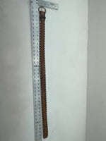 New Brown Genuine Leather Tooled 32” Belt #78000 Z-96