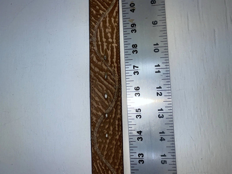 New Brown Genuine Leather Nocona Stitched And Textured 36” Belt #1613099 JJ-74