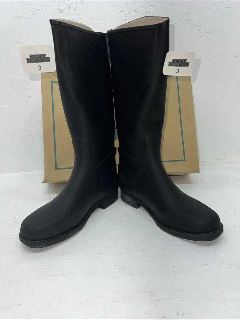 New Children’s Black Rubber Smoky Mountain English Riding Boots. 2705 3 M. 12-69