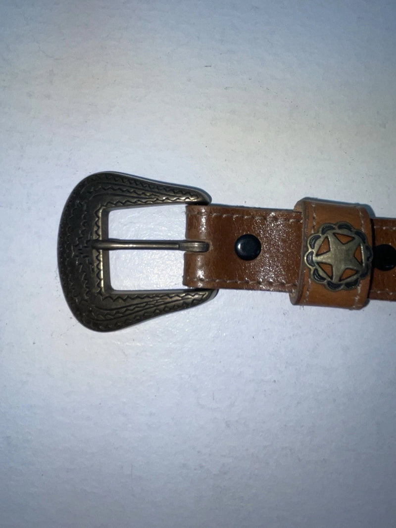 New Brown Genuine Leather Acme Pendant 28” Belt #4642/28 Z-48