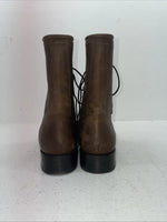 New Women’s Brown Lace Up Acme Cowboy Boots. C 4020 8.5 8 1/2 M. 15-20