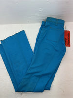 New Vintage Tem Tex Blue Polyester Pants #5450087 NN-149
