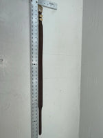 New Brown Genuine Leather Tooled 30” Belt #K4 JJ-141