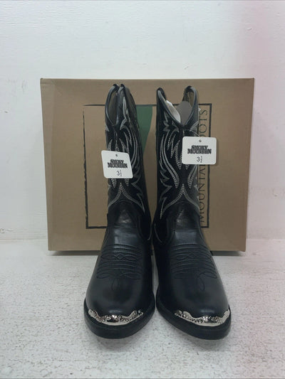New Youth Black Smoky Mountain Cowboy Boots. 1032 B Y 3.5 3 1/2. 22-76