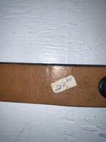 New Black Genuine Leather Textureed 28” Belt #02500 NN-58