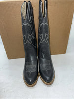 New Womans Grey Capezio Fashion Cowboy Boots. L 702 6.5 6 1/2 M. 19-128