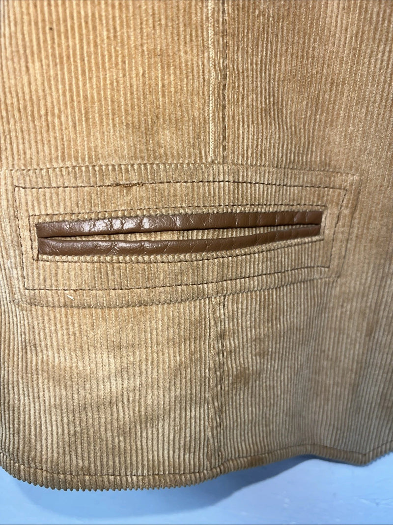 New Women’s Pioneer Wear Brown Velvet Vest 42 UU-34