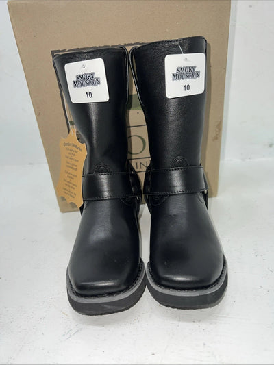 New Children’s Black Smoky Mountain Cowboy Boots. 2405 C. 10 D. 24-44