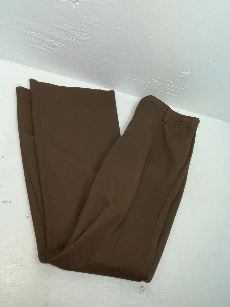 New Vintage Brown Panhandle Slim Polyester Pants #B25C360 SS-15
