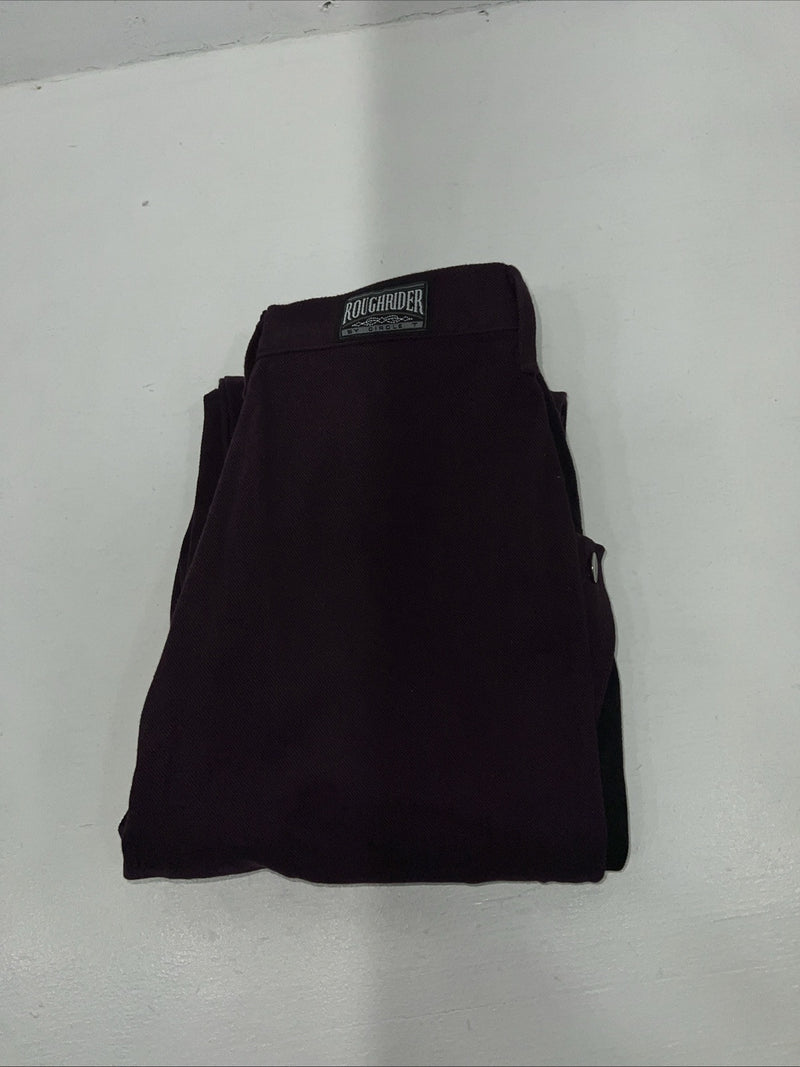 New Women’s Purple Roughrider Regular Fit Denim Jeans. 7/8x34 P-14