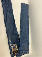 New Men’s Cowboy Cut Slim Fit Wrangler Denim Jeans. 15x34 G-8