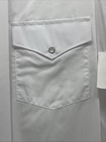 New Men’s White Horse White Long Sleeve Pearl Snap 3XL E-17