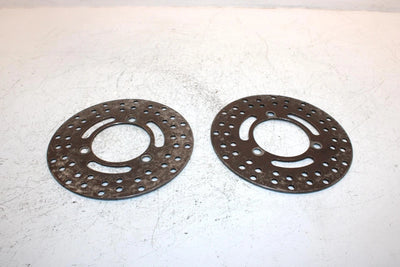 1994 Kawasaki Bayou 300 4x4 Oem Front Brake Rotor Disc Pair 41080-1216 AK18