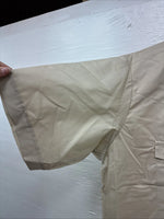 New Men’s ELY Cattleman Tan Short Sleeve Pearl Snap 16.5 Large CC-7