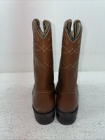 New Kids Brown Texas Brand Cowboy Boots. C 111 13.5 13 1/2 D. 23-79