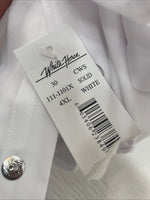 New Men’s White Horse White Long Sleeve Pearl Snap 4XL E-21