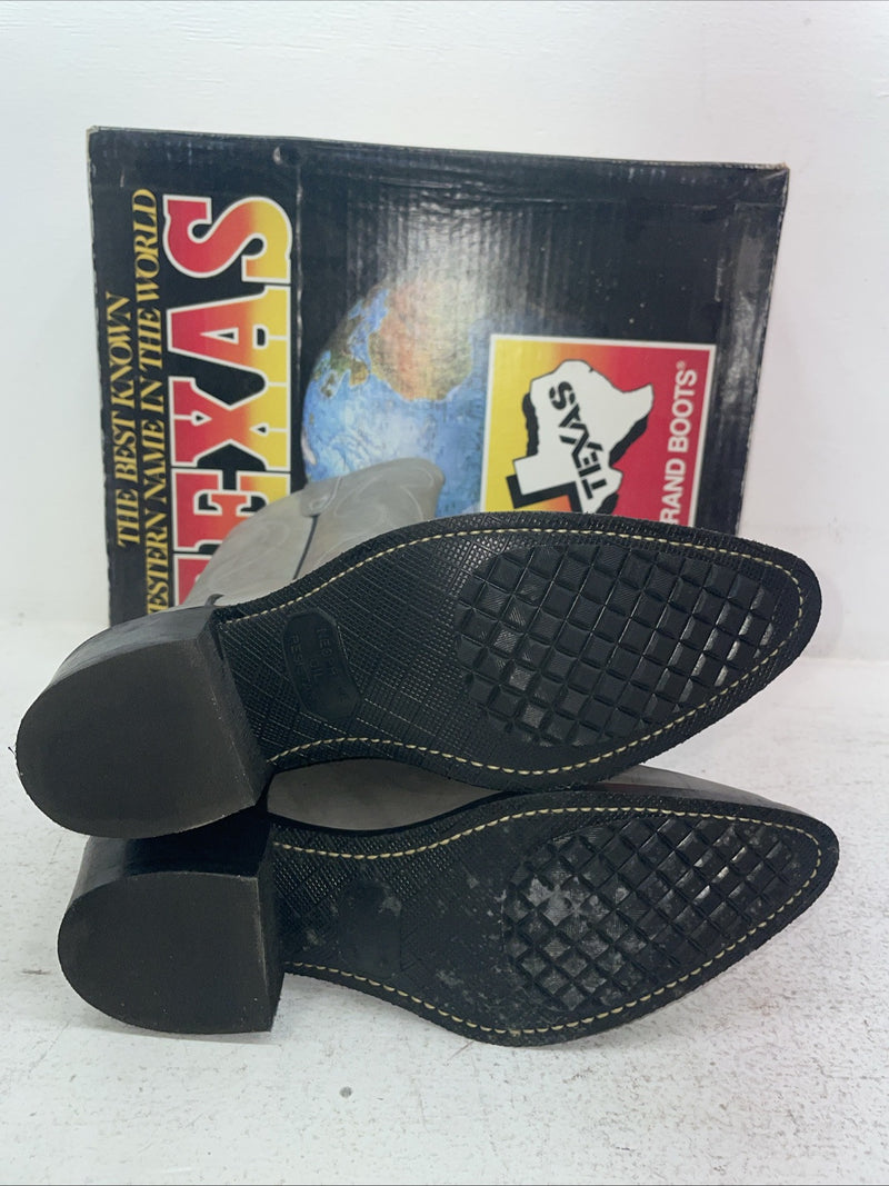 New Men’s Gray Texas Brand Cowboy Boots. 8022 8 D. 3-149