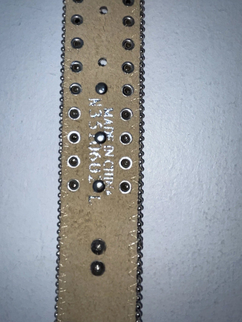 New Cow Print Genuine Leather Blazin Roxx Bling L Belt #N3510602 Z-77
