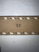 New Blue Genuine Leather Weaved 32” Belt #7030 Z-120