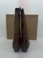 New Men’s Brown Texas Brand Cowboy Boots. 6204 9.5 9 1/2 D. 6-104