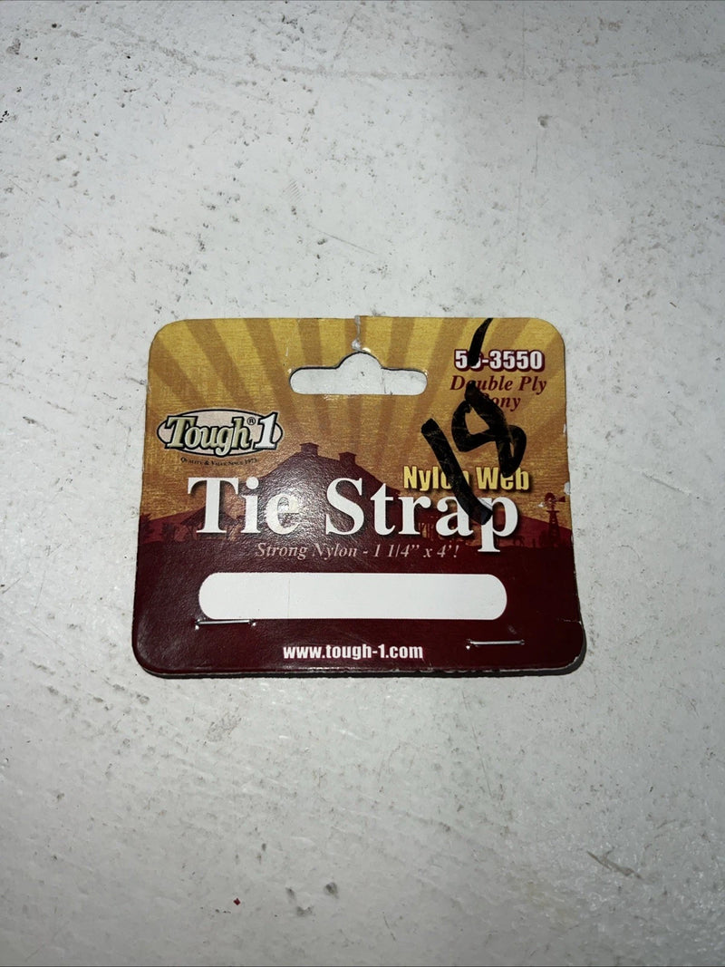 New Tough 1 Brown Nylon Web Tie Strap #56-3550 EE-29
