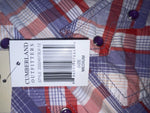 New Women’s Plaid Cumberland Outfitters Long Sleeve Button Up Shirt M 3B-37
