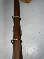 New Tough 1 Brown Leather Fully Adjustable Curb Strap #52-575 FF-25